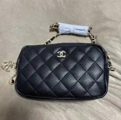 香奈兒全新未使用 黑色肩背包吊飾 贈品