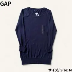 ギャップ Gap セーター ネイビー クルーネック 無地 M 未使用