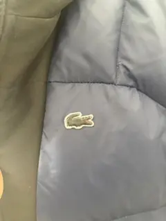 ラコステ　LACOSTE L!VE ダウンジャケット M ネイビー×黒