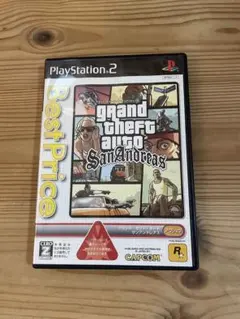 ベスト版　グランド・セフト・オート・サンアンドレアス　PS2 ソフト