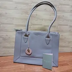 美品　 RADLEY LONDON ラドリーロンドン　本革ハンドバック　グレー