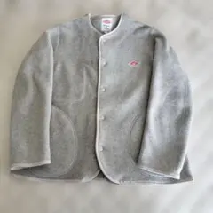 DANTON アウター ノーカラージャケット 36サイズ ライトグレー