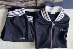 FILA ジャージ上下セット ネイビー ジャージL パンツMのサムネイル