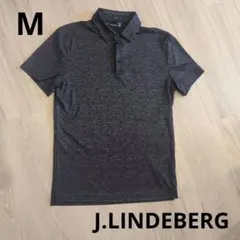J. Lindeberg ゴルフシャツ M スリムフィット 総柄　レア 正規品