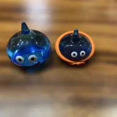 ドラクエ　ビッグクリアフィギュア　職業スライム登場編　武闘家　スライム青　セット