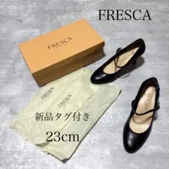 新品 未使用 FRESCA 本革 メリージェーン ヒール パンプスのサムネイル
