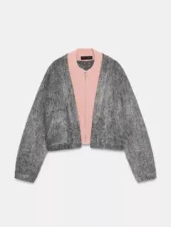 ZARA ダブルニット風ジャケット