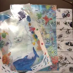 沖縄の海クリアファイル A4サイズ3枚セット