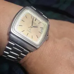 SEIKO ドルチェ 腕時計 スクエア ゴールド/シルバー タングステン 171