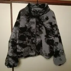 迷彩柄フリースジャケット Msize