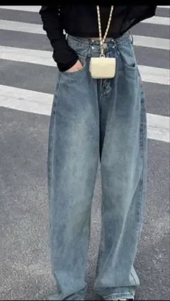 SHEIN ワイドレッグデニム　セット