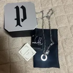 POLICE リング型ペンダント ネックレス