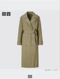 UNIQLO U オーバートレンチコートオリーブ