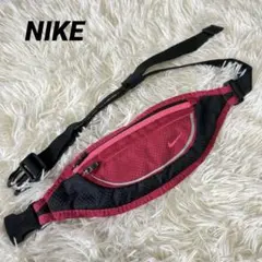 【美品】NIKE スリムウエストポーチ　ランニング　ウォーキング　散歩　ピンク系