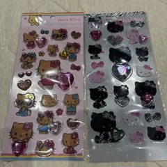 サンリオ　日焼け　キティ　キラキララインストーンシール　ギャルキティ