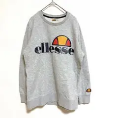 ellesse トレーナー スウェット ロゴ トップス xs グレー