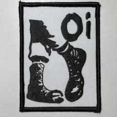 Oi 刺繍パッチ SKINS スキンズ PUNK ドクターマーチン ブーツ UK