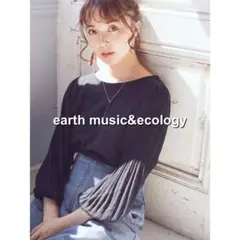 新品 earth music&ecology マジョリカプリーツプルオーバー