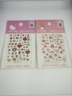 ハローキティ・マイメロディ ネイルシールセット