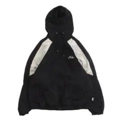 Fila ナイロンジャケット ジャージ 黒/白 フード付きXL