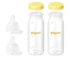ピジョン 母乳実感 直付け 哺乳瓶 100mlセット（一般新生児用) 2個セット