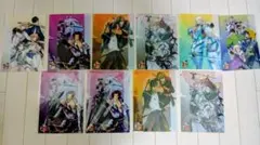 刀剣乱舞 セブンイレブン オリジナルA5クリアファイル 全6種おまけ4枚付き