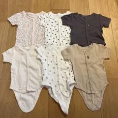 ベビー肌着 半袖 6点セット