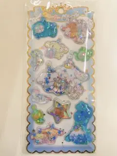 正規品　シナモロール キラキラウォーターinシール