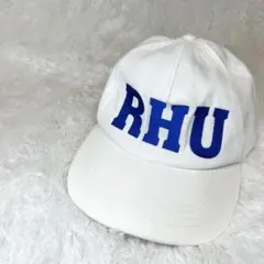 ZARA RHUIGI RHU 刺繍 キャップ 白 青 M 帽子のサムネイル