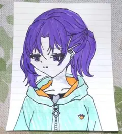 プロセカ　ファンアート　25時、ナイトコードで。　朝比奈まふゆ