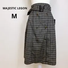 MAJESTIC LEGON ベルト付トレンチライクスカート M