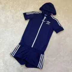 adidasオリジナルス オールインワン　ジャンプスーツ　美品　ネイビー