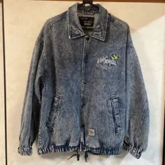 Mark Gonzales アートデニムコーチジャケット