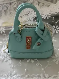 お値下げしました❣️Samantha ミントグリーン コインケース チェーン付き