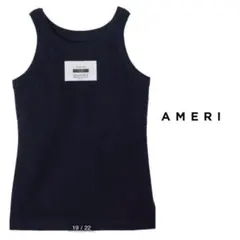Ameri DOUBLE TAG TANK TOP アメリ アメスリ カップ付きのサムネイル