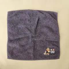 ファミリア 広尾店 限定 ハンカチ 今治タオル ネイビー familiar 刺繍のサムネイル