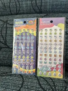 【未使用】　セリア　たまごっち　プチプチシール　2点セット