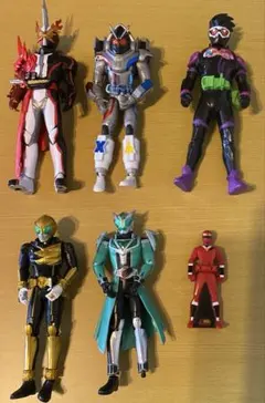 仮面ライダーアクションフィギュア6体セット