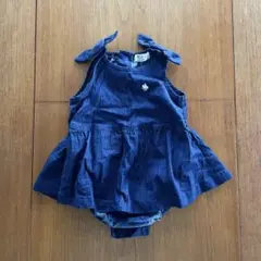 Polo baby デニムロンパース 70