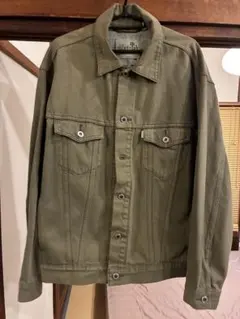GUESS デニムジャケット カーキ XXLサイズ - メルカリ
