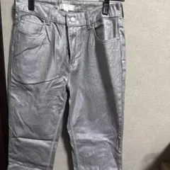 H&M シルバー スキニージーンズ 光沢仕上げ 定価約7000円　新品