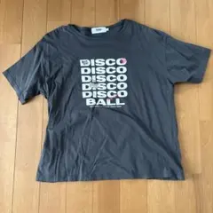 AZUL DISCO BALL プリント Tシャツ チャコールグレーのサムネイル