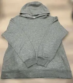 グレー フード付きパーカー　無印　サイズM〜L