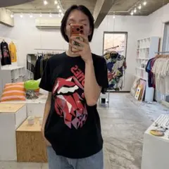 新品 トラッドマンズ × ザローリングストーンズ M Tシャツ バンT y2k 新品 トラッドマンズ × ザローリングストーンズ M Tシャツ バンT y2k