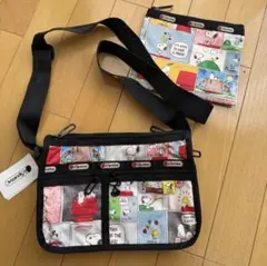 【新品】LeSportsacレスポートサック スヌーピー　ショルダーバッグ