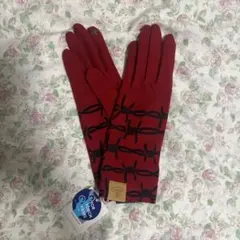 Vivienne Westwood 手袋 レッド 有刺鉄線柄のサムネイル
