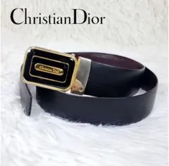 美品☆Christian Dior J'ADIOR 2連レザーブレスレット 黒 - メルカリ