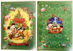 未開封 A4クリアファイル クリスマスファンタジー2017 ディズニー ミッキー
