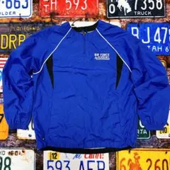AIR FORCE ACADEMY ハーフジップ ナイロンプルオーバー　古着