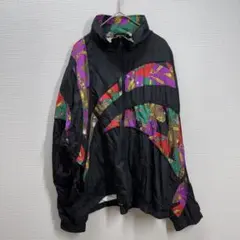1094 Vintage scarf print shell jacket